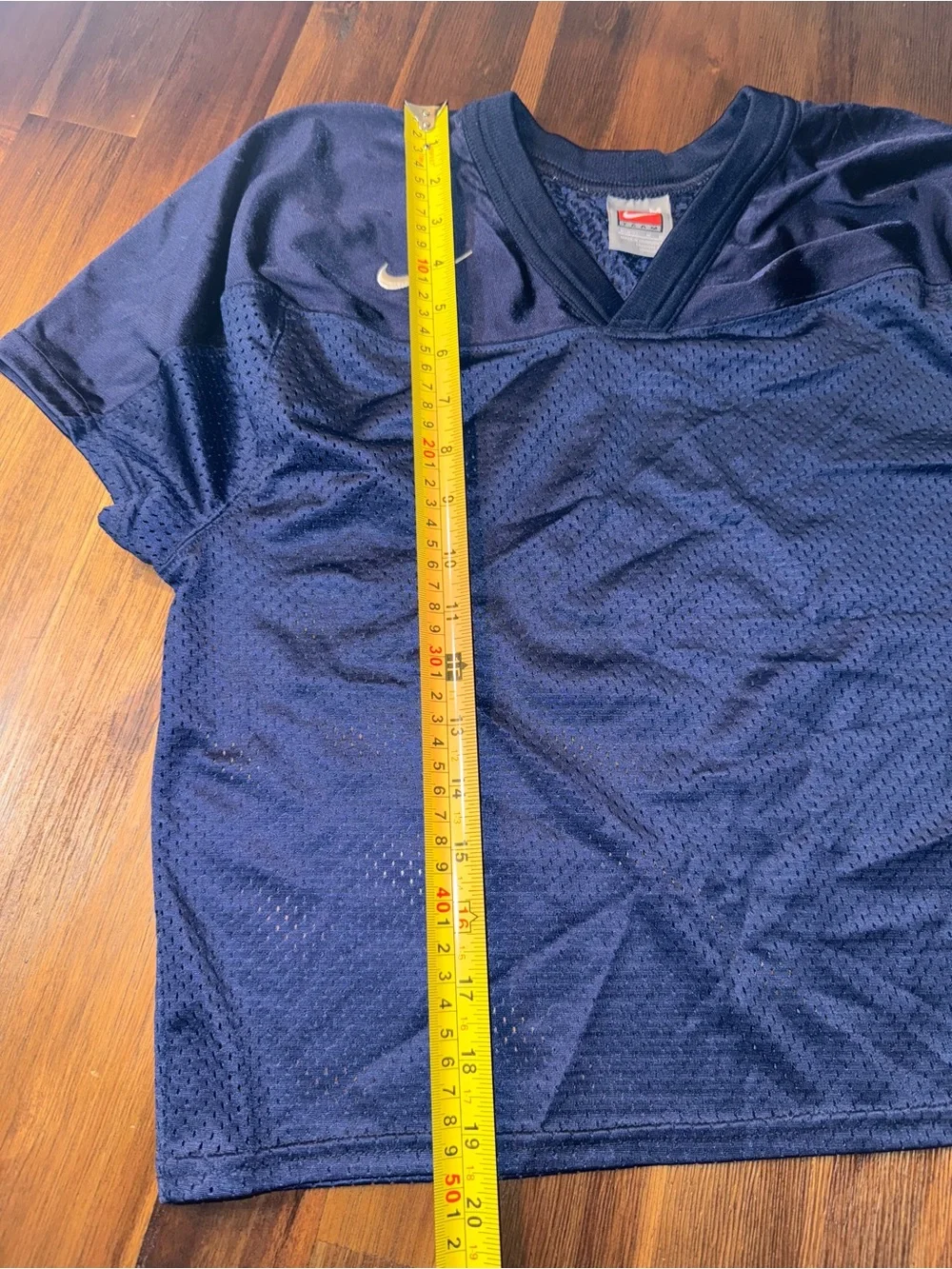 Nike Team Youth Medium Navy Mesh Football Practice Jersey